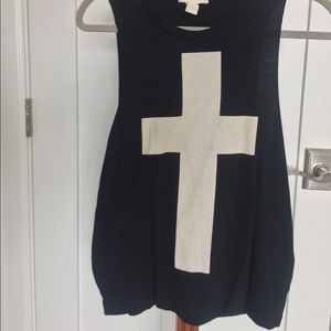 Tank Top Cross Graphic Tee